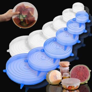 6PCS-Adaptable-Lid-Silicone-Cover-Food-Caps-Elastic-Stratchy-Fresh-Microwave-Lids-Stretch-Silicone-Cover-For