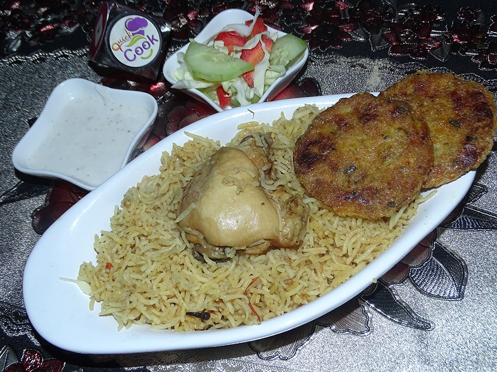 Chicken Pullao Kabab