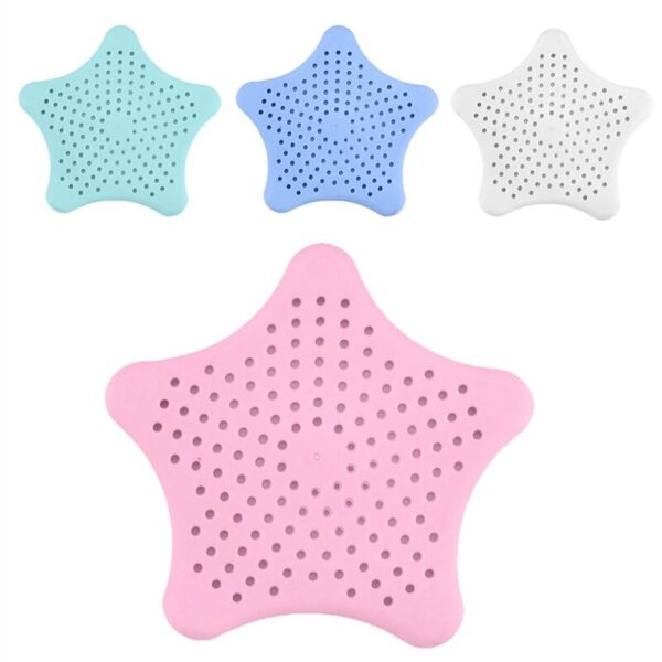 Silicone-Star-Shape-Kitchen-Sink-Strainer-Shower-Drain-Hair-Catcher-Anti-Clogging-Floor-Sink-FilterDrain-Hair-5