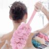 TENSKE-Bath-Brush-New-Long-Handle-Hanging-Soft-Mesh-Back-Body-Bath-Shower-Scrubber-Brush-Sponge-3