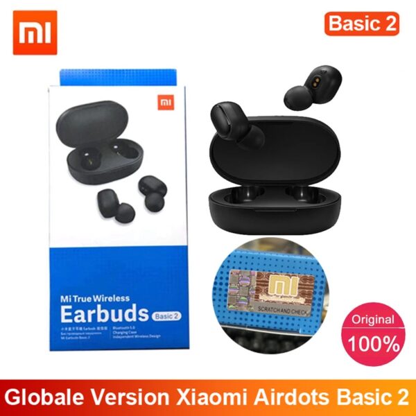 Xiaomi-True-Wireless-Earbuds-Basic-2-Bluetooth-5-0-Headphones-MI-Airdots-2-Microphone-Noise-Reduction