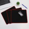 Computer Notebook Soft Edge Seamed Mouse Pad Office Rubber Fabric Mat 210*260*2mm