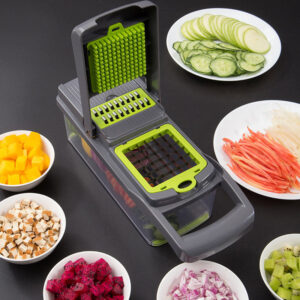 8In1Multifunctional Vegetable Cutter Potato Slicer Carrot Grater Kitchen Accessories Gadgets Steel Blade Kitchen Tool