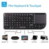 Mini 2.4G RF Wireless Keyboard English Keyboard Backlight Touchpad Mouse for PC Notebook Smart Tv Box