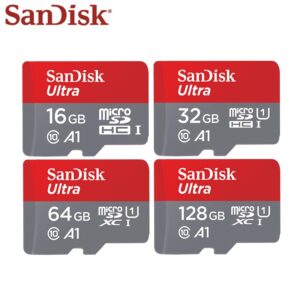SanDisk Micro SD Card 128GB 64GB Up ta 98MB/s 32GB 16GB A1 Memory Card C10 Flash Card TF Card