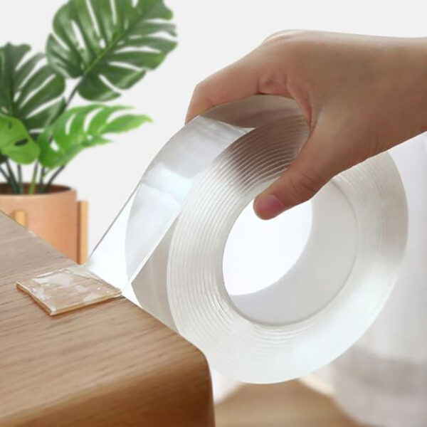 3Meter Nano Tape Double Sided Tape Transparent Reusable Waterproof Adhesive Tapes Cleanable Kitchen Bathroom Supplies Tapes